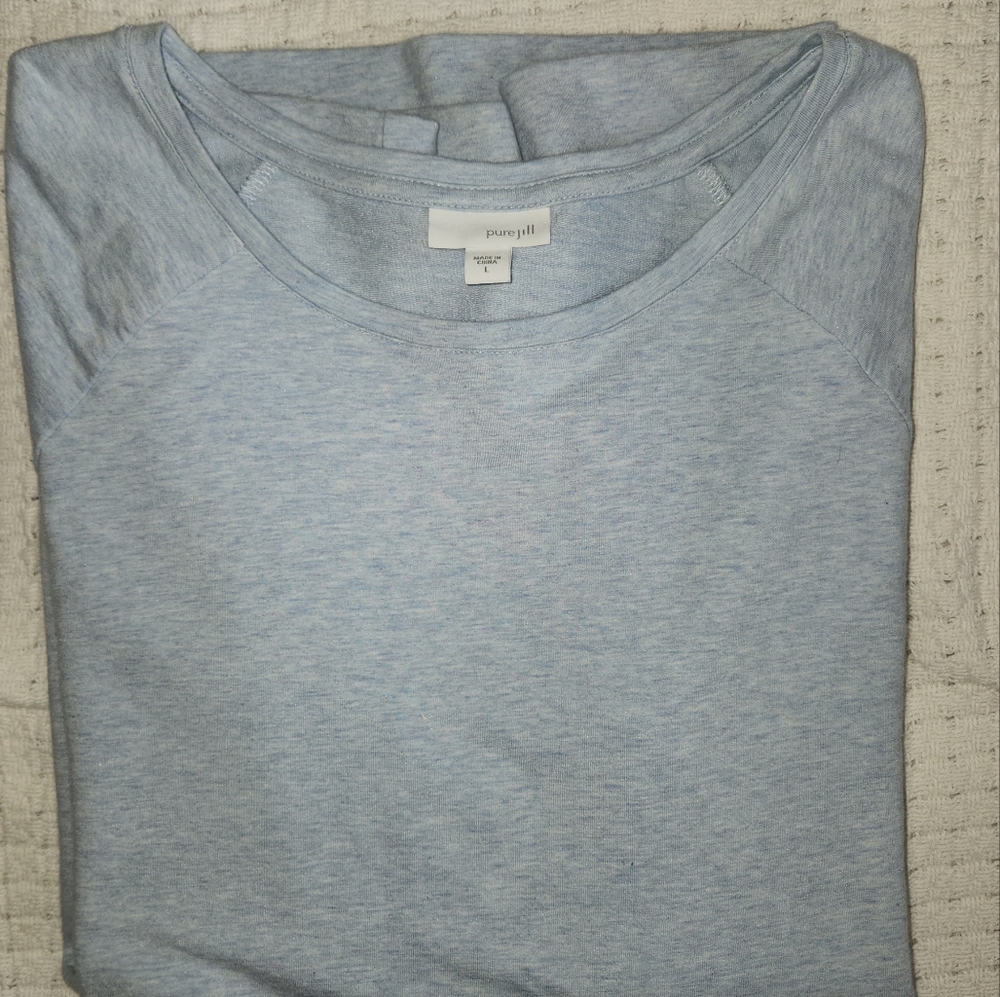 Pure Jill Light Blue Long Sleeve Top Large (Read Full Description) - Picture 11 of 11